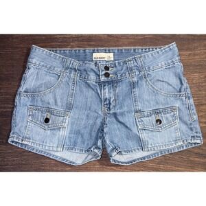 Old Navy Low Rise Flap Pocket Blue Jean Denim Shorts Women's Size 4 2010